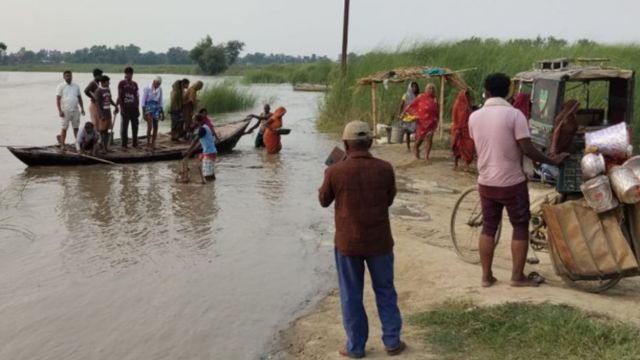 दरभंगा में कोसी और कमला बलान का जलस्तर बढ़ा, कई गांवों का संपर्क टूटा
