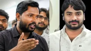 फैजल खान उर्फ खान सर तथा रौशन आनंद। फाइल
