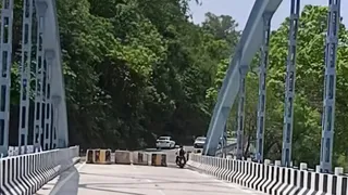 नाहन में बनाया गया धनुषाकार पुल। जागरण