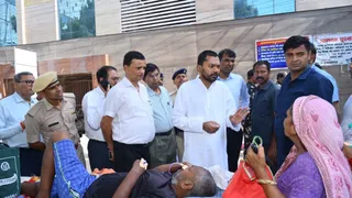 पहली बार PMCH पहुंचे स्वास्थ्य मंत्री निशांत कुमार, प्रिंसिपल मिले गायब