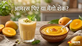 आमरस और मैंगो शेक में से कौन-सा ऑप्शन है सेहत का असली खजाना? (Image Source: AI-Generated)