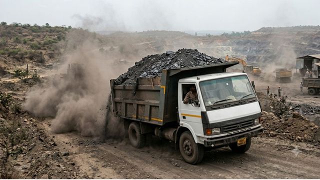 रामगढ़ में ओवरलोडिंग, बिना तिरपाल खनिज का हो रहा परिवहन; नाबालिग ड्राइवर बना चिंता का विषय

