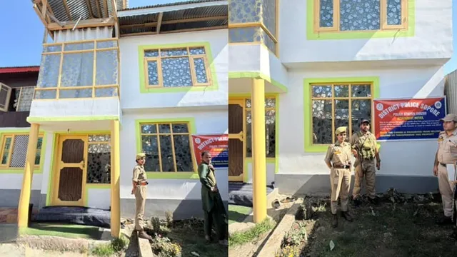 सोपोर पुलिस का जीरो टॉलरेंस, कुख्यात ड्रग तस्कर का 30 लाख का दो मंजिला मकान कुर्क, नशे की कमर तोड़ने की रणनीति