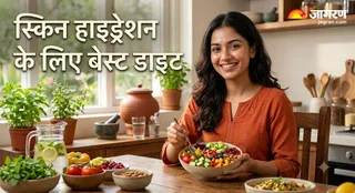 सिर्फ क्रीम या सीरम ही नहीं, खूबसूरत स्किन को चाहिए हाइड्रेशन भी (Image Source: AI-Generated)