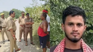 घटनास्थल का निरीक्षण के दौरान मृतक अजय यादव की स्वजन से बात करते एस पी (आर ए)अतुल कुमार सोनकर साथ में हैं सीओ सुधाकर पांडेय व एस ओ संतोष कुमार राय और मृतक अजय यादव की फाइल फोटो