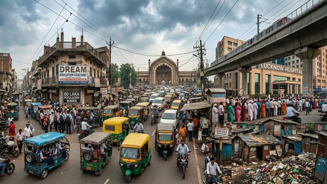 सपनों के बोझ तले... हांफता लखनऊ: 15 सालों में 28 से 60 लाख के पार आबादी, संभालने में सिस्टम फेल