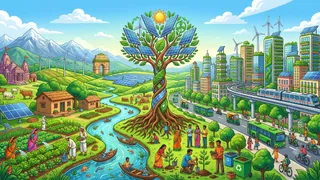 ग्रीन इकोनॉमी पर LSEG की अहम रिपोर्ट। (AI जनरेटेड सांकेतिक तस्वीर)