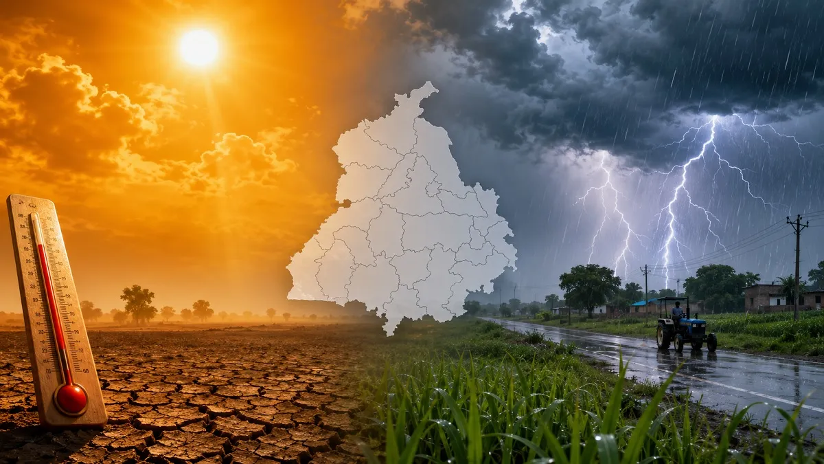 Punjab Weather: 41 डिग्री पहुंचा पारा, हिमाचल से सटे जिलों में बारिश की  संभावना, बाकी में गर्मी का कहर जारी - punjab weather forecast rain alert  city temperature rise
