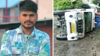 सुंदरनगर करसोग मार्ग पर जीप दुर्घटना का शिकार हुए युवक का फाइल फोटो