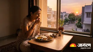 जैन धर्म में सूर्यास्त के बाद भोजन क्यों नहीं करते (Picture Credit: AI Generated)