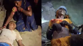 मृत पिता व घायल मां। (जागरण)