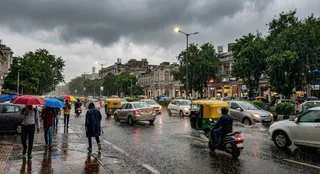 दिल्ली-एनसीआर के लोगों को मानसून के लिए करना होगा इंतजार। (AI Generated Image)