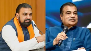 सीएम सम्राट चौधरी और केंद्रीय मंत्री नितिन गडकरी। (फाइल फोटो)