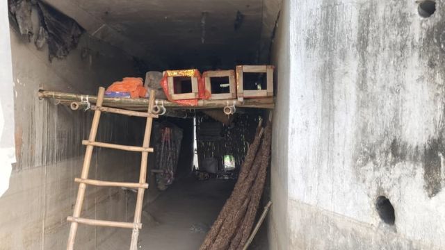 पूर्णिया में अजब कारनामा: राजघाट नहर के सरकारी पुल को ही बना दिया फ्लैट, अंदर बेड, बिजली-पंखा और स्टोर रूम भी
