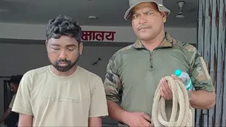 आरोपी बेटे को पुलिस ने किया गिरफ्तार
