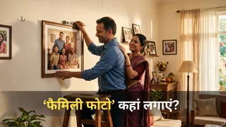 घर में फैमिली फोटो लगाने के वास्तु नियम: जानें सही दिशा और स्थान (Picture Credit- AI Generated)