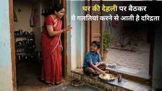 घर की चौखट पर बैठकर भूलकर भी न करें ये 5 काम, बनी रहेगी सुख-समृद्धि (Picture Credit- AI Generated)
