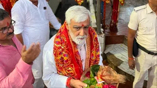 रजरप्पा पहुंचे अश्विनी चौबे बोले