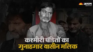 कश्मीर में आतंक फैलाने वाले यासीन मलिक की कहानी (जागरण ग्राफिक्स)