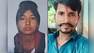 मृतका विनीता और मृतक संतराम का फाइल फोटो