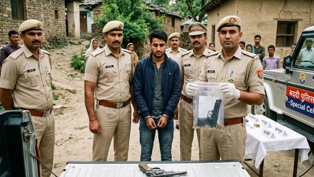 हिमाचल के बद्दी में थार गाड़ी से अवैध हथियार बरामद, पिस्टल, देसी कट्टा और 11 जिंदा कारतूस सहित एक गिरफ्तार