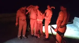 पुलिस की गोली से घायल बदमाश। फोटो- पुलिस