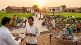 मनरेगा की जगह लागू हुई 'जी राम-जी', 125 दिन काम और ₹300 दिहाड़ी की गारंटी (AI Generated Image)
