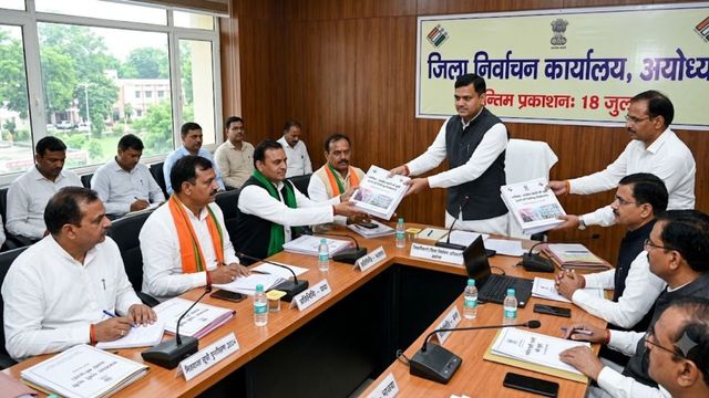 अयोध्या में राजनीतिक दलों को चार जुलाई को दी जाएगी मतदेय स्थलों की लिस्ट, 18 को जारी होगी फाइनल लिस्ट
