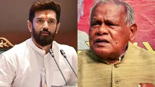केंद्रीय मंत्री चिराग पासवान और जीतन राम मांझी। फाइल