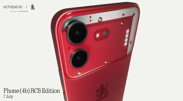  Nothing Phone 4b का RCB स्पेशल एडिशन 7 जुलाई को होगा लॉन्च, बेंगलुरु स्टोर पर सेल की टाइमिंग कंफर्म