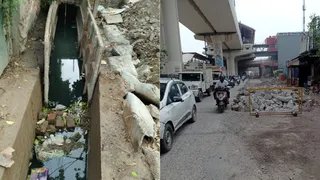 कहीं पुलिया का निर्माण अधूरा तो कहीं नाले का