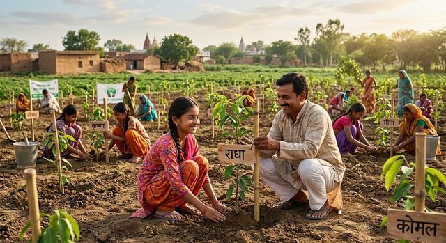 मथुरा के 101 गांवों में तैयार होंगे लाडली वन, बेटियों के नाम पर लगाए जाएंगे पौधे
