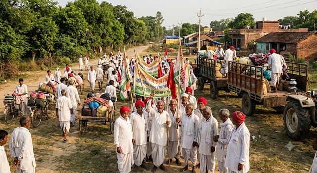 ग्रेटर नोएडा के किसानों का अल्टीमेटम, 4 प्रतिशत आबादी भूखंड न मिलने पर लखनऊ कूच की तैयारी