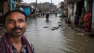 वर्षा होते ही दो दशकों से हो जाता है सड़कों पर जलजमाव।