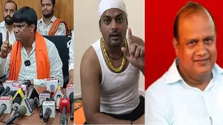 सांसद ढुलू महतो, बदमाश प्रिंस खान और विधायक अरूप चटर्जी। (फाइल फोटो)
