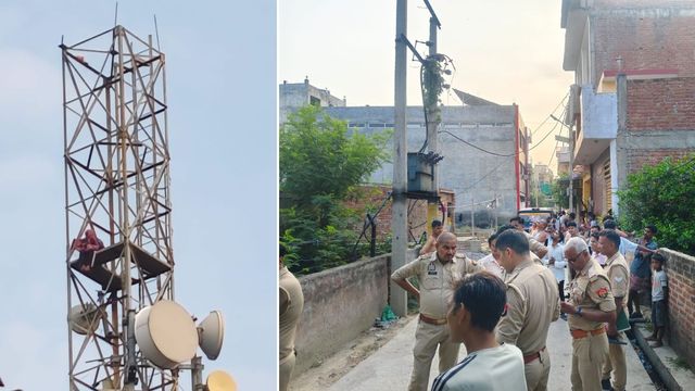 लखनऊ में दिव्यांग छात्रा का सहपाठी पर शादी का झांसा देकर दुष्कर्म का आरोप, कार्रवाई न होने के विरोध में मोबाइल टावर पर चढ़ी 
