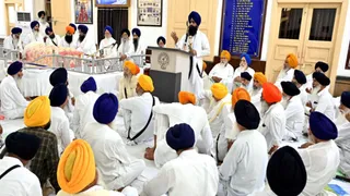 अमृतसर में 6 दिन पहले बुलाई गई पंथक बैठक की फाइल फोटो।