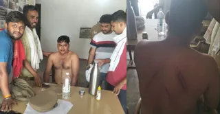 आप बीती बताता सिपाही। जागरण