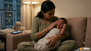 नवजात शिशु के कान का दर्द पहचानने के तरीके (Image Source: AI Generated)
