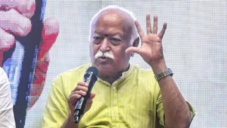 आरएसएस प्रमुख मोहन भागवत। (फोटो- पीटीआई।)