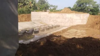 पिपरा बगाही स्थित चेकडैम। फोटो जागरण