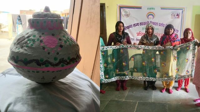घूंघट से बाहर आकर कर रहीं बिजनेस, स्वयं सहायता समूहों से जुड़कर आत्मनिर्भर हुईं हरियाणा की लखपति दीदियां
