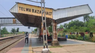 टेलवा बाजार स्टेशन। फोटो जागरण
