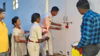 बिरसा अस्पताल किया गया सील। (जागरण)