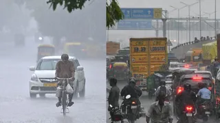 एनएच -नौ पर खिचड़ीपुर के पास जाम लग रहा है। फोटो सौजन्य- पी. कुमार