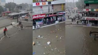 गुजरात में मानसून का रौद्र रूप।