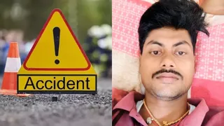 हादसे का शिकार युवक की फाइल फोटो।