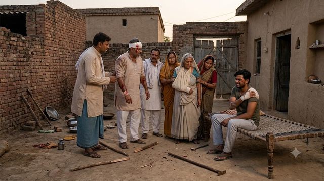 जातिसूचक शब्द कहने का विरोध करने पर परिवार पर लाठी-डंडों और सरियों से हमला, एससी एक्ट में मामला दर्ज
