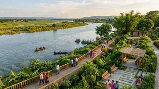 खगड़िया की कसरैया धार बनेगी ईको-पर्यटन का नया केंद्र (AI Generated Image)