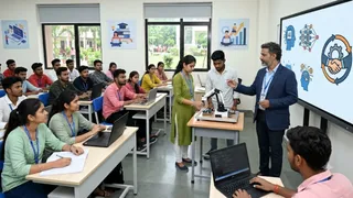 बिहार में ग्रेजुएशन में जुड़ेंगे AI और अप्रेंटिसशिप प्रोग्राम, इंडस्ट्री एक्सपर्ट्स लेंगे क्लास (AI Generated Image)